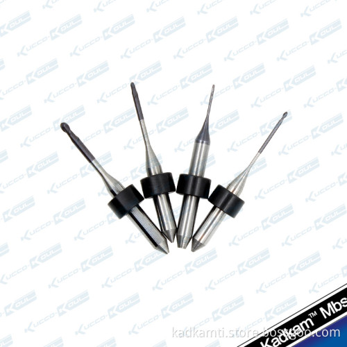 Yenadent CAD/CAM system dental milling cutters zirconia burs CNC end millis for zirconia/alloy/pmma blank.